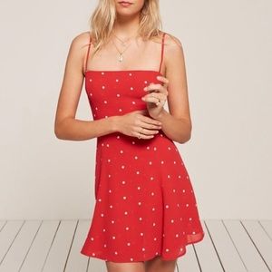 Reformation Stacey Dress in Ricotta size 6